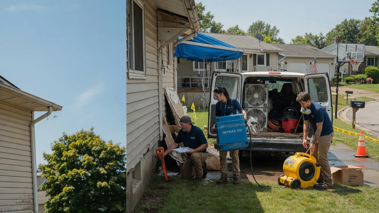 Ceiling Leak Cleanup in Howell, NJ near me